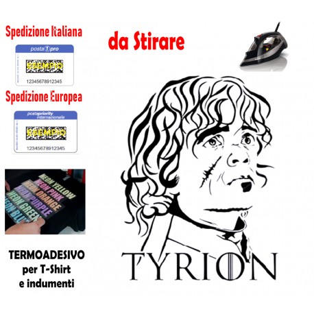 TERMOADESIVO - TRONO DI SPADE -TARGARYEN - PER T SHIRT E INDUMENTI