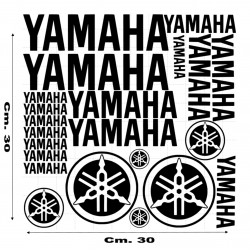 YAMAHA KIT  STICKERS AUTO MOTO  VARI COLORI