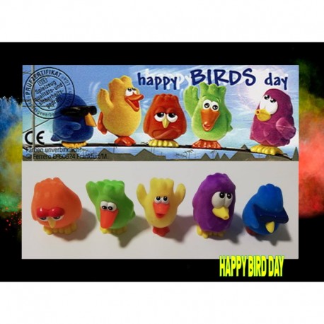 kinder happy bird day completa 2003 04  5 bpz