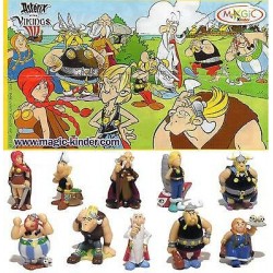 Kinder - sorpresa serie completa   ASTERIX ET LES VIKINGS    CARTINA -