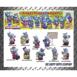 Dettagli su  KINDER DIE HAPPY HIPPO COMPANY 1994 COMPLETA CON CARTINA