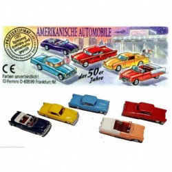 Details about  Automobile americana della 50er anni - kinder -  COMPLETA con 5 CARTINE GERMANIA