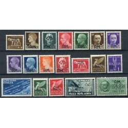 REGNO DITALIA 1942 SERIE MLH POSTA MILITARE SASSONE S2600