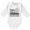 BODY BEBE' PERSONALIZZATO MANICA LUNGA