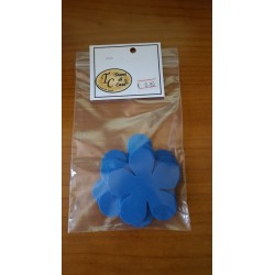 6 PZ FIORI DI CREPLA BLU 6 CM