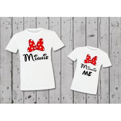 T-SHIRT MAMMA + FIGLIA MINNIE BIANCA