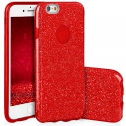 COVER glitter iphone 6 rossa
