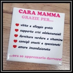 MATTONELLA CERAMICA PERSONALIZZATA CON FOTO O FRASI