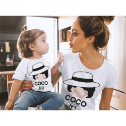 T-SHIRT MAMMA + FIGLIA MINNIE BIANCA