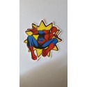 STICKERS AUTO MOTO 7 CM SPIDERMAN