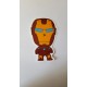 STICKERS AUTO MOTO 8 CM IRON MAN