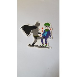 STICKERS AUTO MOTO 7 CM BATMAN