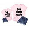 T-SHIRT SET MAMMA + FIGLIA COCO' BIANCA