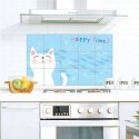 ADESIVO PIASTRELLE KITCHEN GATTO