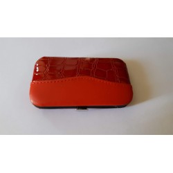 PORTA CARTE CARD CARTE DI CREDITO ROSSO
