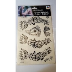 TATUAGGIO TEMPORANEO FOGLIO INTERO 18 X 23 CM TRIBALE