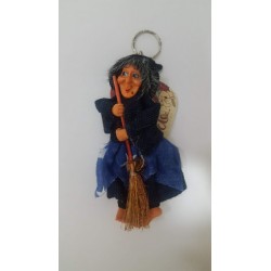 BEFANA 12 CM IN PLASTICA VERDE