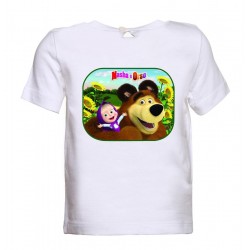 T-SHIRT MASHA E ORSO