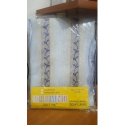 TENDA PER FINESTRE 2 PANNELLI 60X240 CM BLU E CELESTE