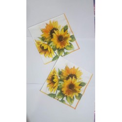 TOVAGLIOLI PER DECOUPAGE 4PZ ANGIOLETTO CON CERVO