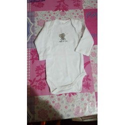 T-SHIRT BEBE' 3 MESI IN COTONE MANICA LUNGA