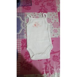 T-SHIRT BEBE' 1 MESE IN COTONE CANOTTIERA