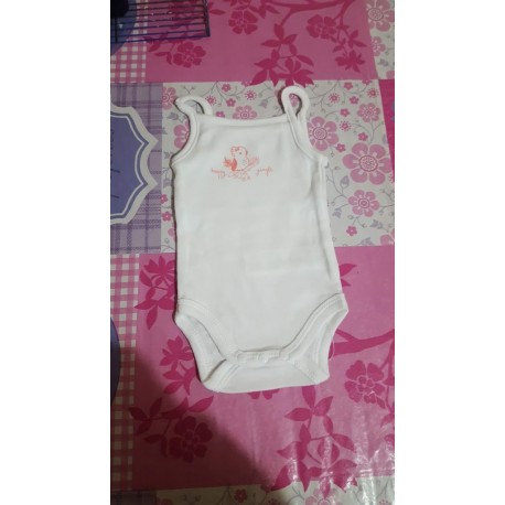 T-SHIRT BEBE' 1 MESE IN COTONE CANOTTIERA