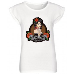 T-SHIRT DONNA PIN UP  BIANCA