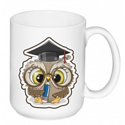 TAZZA LAUREA CON GUFETTO + NOME