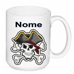 TAZZA CERAMICA MUG PIRATI + NOME