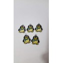 CIONDOLO PINGUINI 1 PZ MINUTERIA PER CREARE BRACCIALI COLLANE ECC..