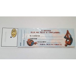 INVITI X COMPLEANNO 30 PZ SPIDERMAN