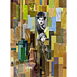 QUADRO di chaplin Modern 40x50 5/50 2019 di RAFFAELE DE LEO