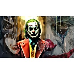 QUADRO di joker pensieri 48x30 P100 2019 di RAFFAELE DE LEO