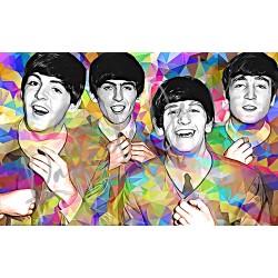 QUADRO dei beatles 41x62 P20 2019 di RAFFAELE DE LEO