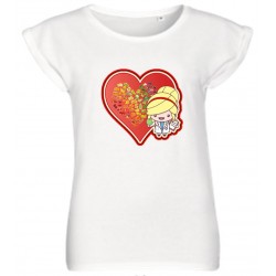 T-SHIRT DONNA MESTIERE NUTRIZIONISTA BIANCA/NERA SCEGLI