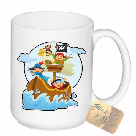 TAZZA CERAMICA MUG PIRATI KIDS