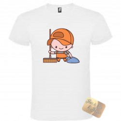 T-SHIRT UOMO MESTIERE SPAZZINO BIANCA/NERA/GRIGIA SCEGLI