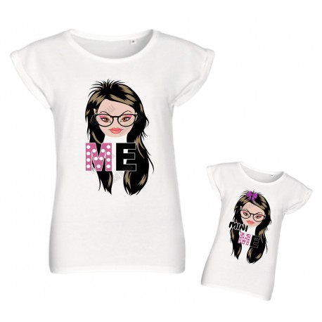 T-SHIRT SET MAMMA + FIGLIA COCO' BIANCA