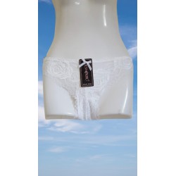 MUTANDA DONNA S/M IN PIZZO BIANCO COULOTTE