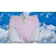 MUTANDA DONNA CURVY ROSA MISURA L ALTA VITA PIZZO COTONE