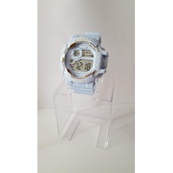 Orologio da polso per donna simil casio celeste