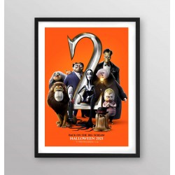 LOCANDINA POSTER STAMPA NON ORIGINALE ADAMS FAMILY 38 X 25 CM