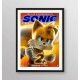 LOCANDINA POSTER STAMPA NON ORIGINALE SONIC 53 X 36 CM