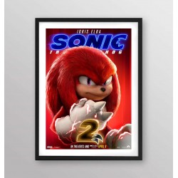 LOCANDINA POSTER STAMPA NON ORIGINALE SONIC 53 X 36 CM