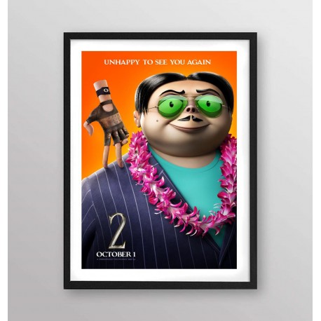 LOCANDINA POSTER STAMPA NON ORIGINALE ADAMS FAMILY