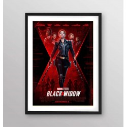 LOCANDINA POSTER STAMPA NON ORIGINALE BLACK WIDOW 53 X 36 CM