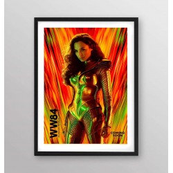 LOCANDINA POSTER WONDER WOMAN STAMPA NON ORIGINALE 53 X 36 CM