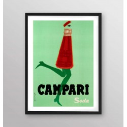 LOCANDINA POSTER CAMPARI SODA STAMPA NON ORIGINALE 35 X 50 CM