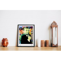 OPERA D'ARTE BAKY OO7 JAMES BOND 60 X 50 CM